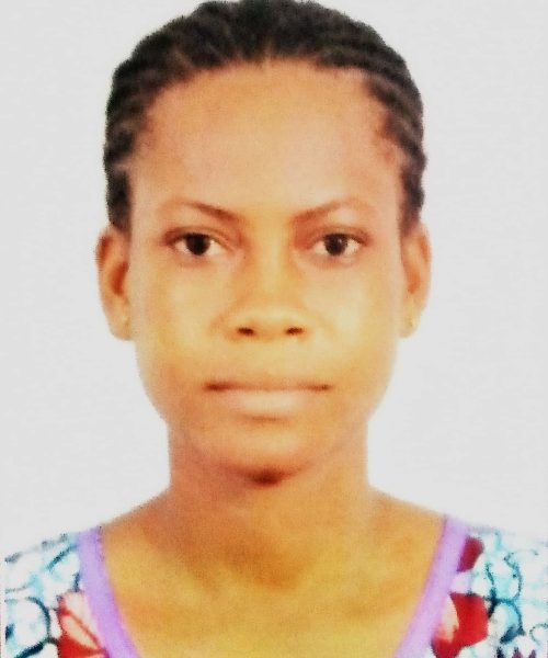 Mlle ASSIMATE Yawa Joyce tresoriere adjointe et chargé de logistique